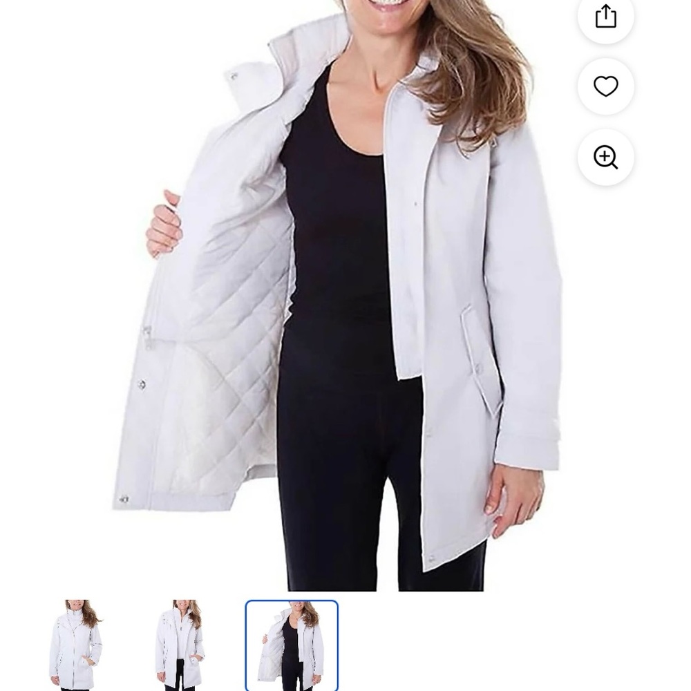 NWT HFX Performance jacket in color Cement